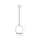 Pendule, Lustre suspendate - Lustra/Pendul design decorativ BELLA negru