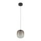 Pendule, Lustre suspendate - Lustra/Pendul LED design decorativ VITRO maro/negru