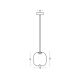 Pendule, Lustre suspendate - Lustra/Pendul LED design decorativ VITRO auriu/negru
