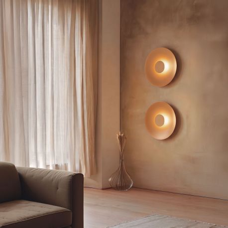 Aplice, corpuri de iluminat pentru pereti - Aplica LED ambientala FLORA Light Brown