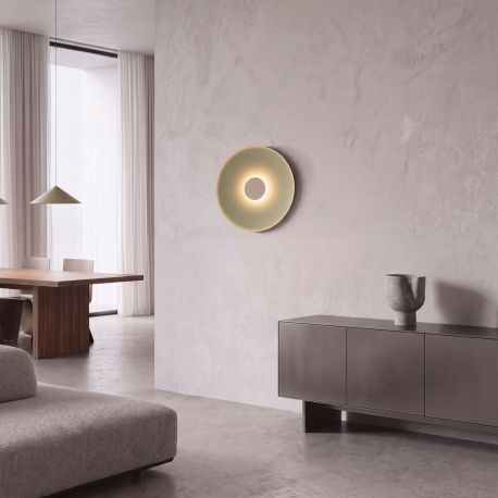 Aplice, corpuri de iluminat pentru pereti - Aplica LED ambientala FLORA Khaki