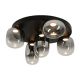 Lustre aplicate - Lustra LED aplicta design decorativ VITRO negru/gri fumuriu