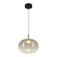 Pendule, Lustre suspendate - Lustra/Pendul LED design decorativ VITRO maro/negru