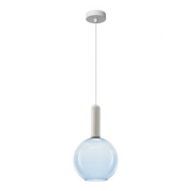 Pendule, Lustre suspendate - Pendul LED design decorativ LIORA albastru clar/alb