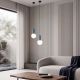 Pendule, Lustre suspendate - Pendul design decorativ POSSA portelan blue