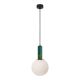Pendule, Lustre suspendate - Pendul design decorativ POSSA portelan verde