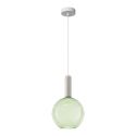 Pendul LED design decorativ LIORA verde clar/alb