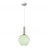 Pendul LED design decorativ LIORA verde clar/alb