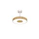 Lustre cu ventilator - Lustra LED cu Ventilator tavan smart sistem TUYA si telecomanda COIN lemn