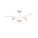Lustre cu ventilator - Lustra LED cu Ventilator tavan smart sistem TUYA si telecomanda COIN alb