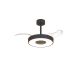 Lustre cu ventilator - Lustra LED cu Ventilator tavan smart sistem TUYA si telecomanda COIN negru