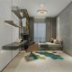 Lustre cu ventilator - Lustra LED cu Ventilator tavan smart sistem TUYA si telecomanda COIN lemn