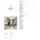 Lustre cu ventilator - Lustra LED cu Ventilator tavan smart sistem TUYA si telecomanda COIN lemn