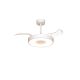 Lustre cu ventilator - Lustra LED cu Ventilator tavan smart sistem TUYA si telecomanda COIN alb