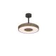 Lustre cu ventilator - Lustra LED cu ventilator si telecomanda COIN M nuc/negru