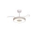 Lustre cu ventilator - Lustra LED cu ventilator si telecomanda COIN S bej