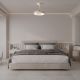 Lustre cu ventilator - Lustra LED cu ventilator si telecomanda COIN S bej