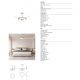 Lustre cu ventilator - Lustra LED cu ventilator si telecomanda COIN S bej
