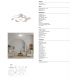 Lustre cu ventilator - Lustra LED cu ventilator si telecomanda FLOWER alb