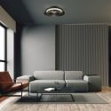 Lustra LED cu ventilator si telecomanda Himalaya Mini negru