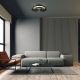 Lustra LED cu ventilator si telecomanda Himalaya Mini negru