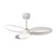 Lustre cu ventilator - Lustra LED cu ventilator si telecomanda INFINITY alb