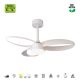 Lustre cu ventilator - Lustra LED cu ventilator si telecomanda INFINITY alb