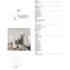 Lustre cu ventilator - Lustra LED cu ventilator si telecomanda INFINITY alb