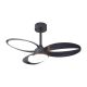 Lustre cu ventilator - Lustra LED cu ventilator si telecomanda INFINITY negru