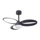Lustre cu ventilator - Lustra LED cu ventilator si telecomanda INFINITY negru