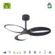Lustre cu ventilator - Lustra LED cu ventilator si telecomanda INFINITY negru