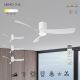 Lustre cu ventilator - Lustra LED cu ventilator si telecomanda NEMO II M alb