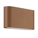 Aplica LED iluminat ambiental exterior IP65 COVE 2x6W cafenie