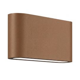 Aplice - Aplica LED iluminat ambiental exterior IP65 COVE 2x6W cafenie