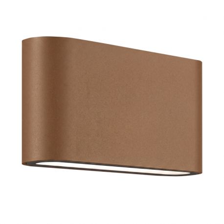 Aplice - Aplica LED iluminat ambiental exterior IP65 COVE 2x6W cafenie