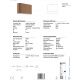 Aplice - Aplica LED iluminat ambiental exterior IP65 COVE 2x6W cafenie
