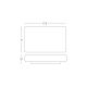 Aplice - Aplica LED iluminat ambiental exterior IP65 COVE 2x6W cafenie