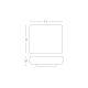 Aplice - Aplica LED iluminat ambiental exterior IP65 COVE 2x3W cafenie