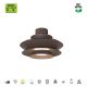 Lustre cu ventilator - Lustra LED cu ventilator palete retractabile ACONCAGUA maro cafe