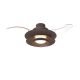 Lustre cu ventilator - Lustra LED cu ventilator palete retractabile ACONCAGUA maro cafe