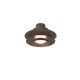 Lustre cu ventilator - Lustra LED cu ventilator palete retractabile ACONCAGUA maro cafe