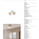 Lustre cu ventilator - Lustra LED cu ventilator palete retractabile ACONCAGUA alb