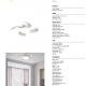 Lustre cu ventilator - Lustra LED cu Ventilator si telecomanda ALOHA II alb
