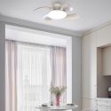 Lustra LED cu Ventilator si telecomanda ALOHA II alb