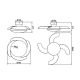 Lustre cu ventilator - Lustra LED cu Ventilator si telecomanda ALOHA II alb/ lemn