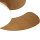 Lustre cu ventilator - Lustra LED cu Ventilator si telecomanda ALOHA II alb/ lemn