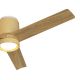 Lustre cu ventilator - Lustra LED cu ventilator si telecomanda CERAMICA L bej/ lemn