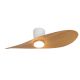 Lustre cu ventilator - Lustra LED cu Ventilator si telecomanda SURFER alb/ lemn