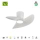 Lustre cu ventilator - Lustra LED cu Ventilator si telecomanda ONA alb