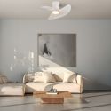 Lustra LED cu Ventilator si telecomanda ONA alb